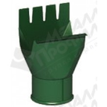 Воронка выпускная D125/100