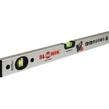 Уровень 400 мм 2 глаз. брусковый магнитн., серебро PNM0 SLOWIK (быт.) (680 гр/м 0.50 мм/м) (93040)