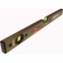 Уровень 400 мм 2 глаз. брусковый, т.золото PN02 SLOWIK (быт.) (650 гр/м 0.30 мм/м) (70042)